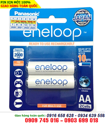 Panasonic Eneloop BK-3MCCE/2BT; Pin sạc AA Eneloop BK-3MCCE/2BT  AA2000mAh 1.2v  (Xuất xứ NHẬT)